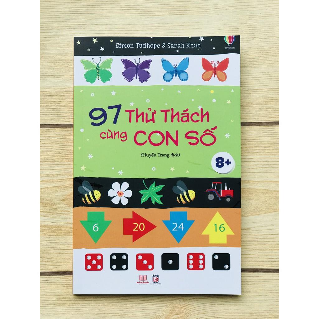 Sách 97 thử thách cùng con số, phát triển tư duy IQ cho bé