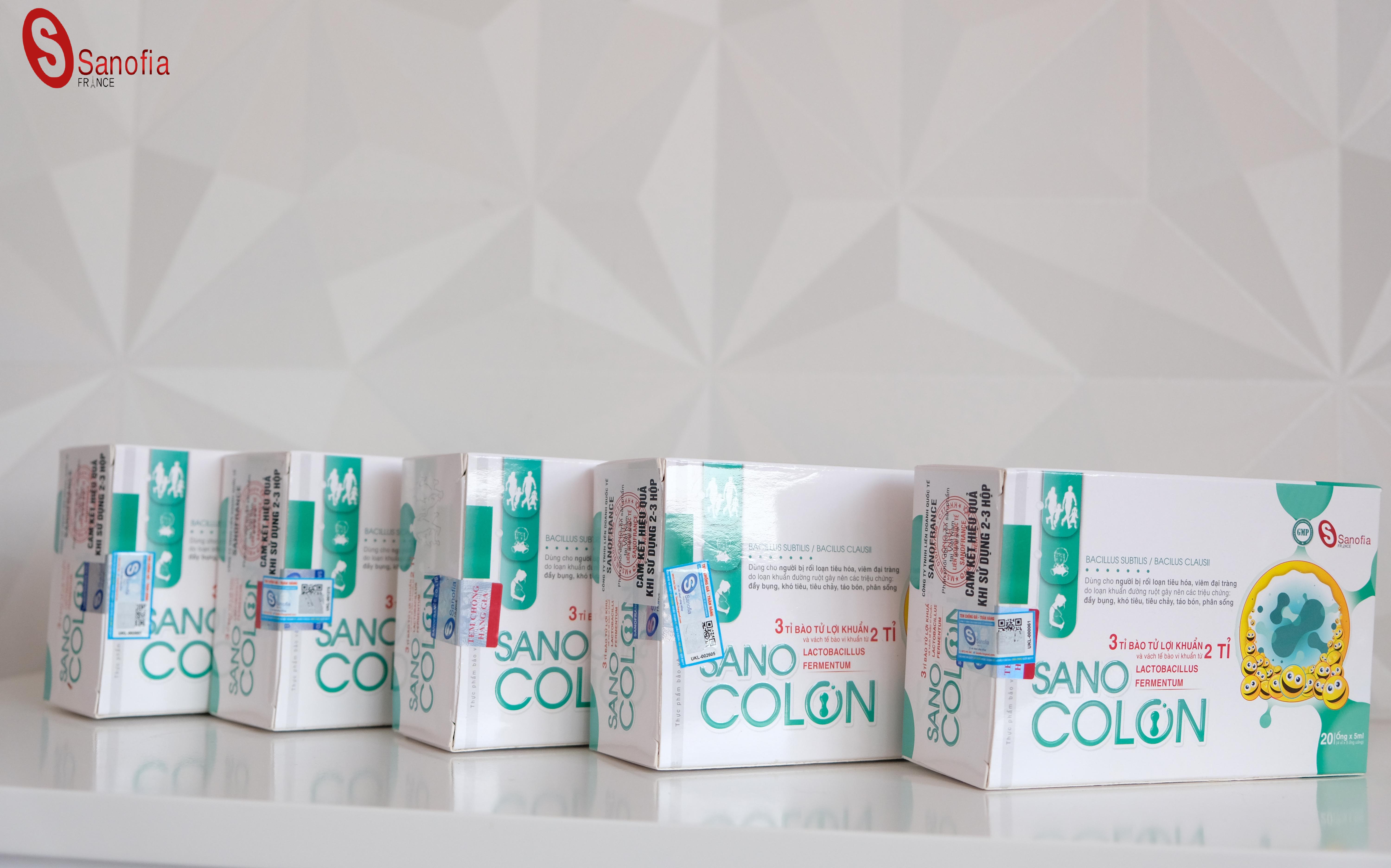 Men đại tràng Sano Colon - Dùng cho người bị rối loạn tiêu hóa, viêm đại tràng do loạn khuẩn đường ruột, đầy bụng, khó tiêu, tiêu chảy, táo bón, phân sống