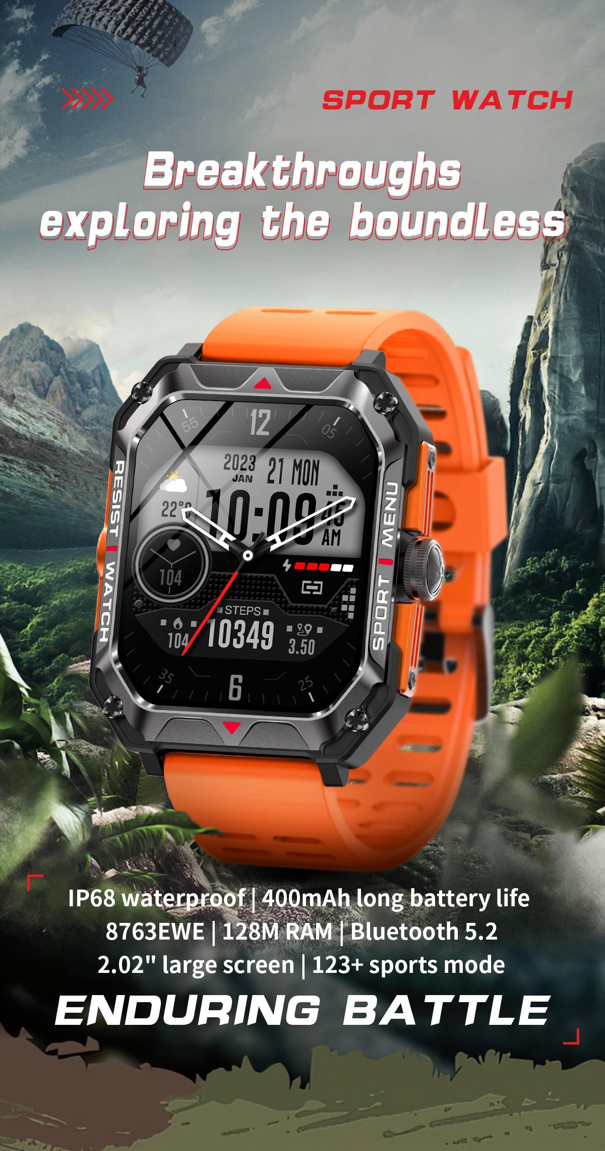 C20&C20pro Cập Nhật Mới Đồng Hồ Thông Minh Đàn Ông Pin Lớn Âm Nhạc Chơi Thể Dục Tracker Bluetooth Dial Thể Thao Smartwatch Tôi