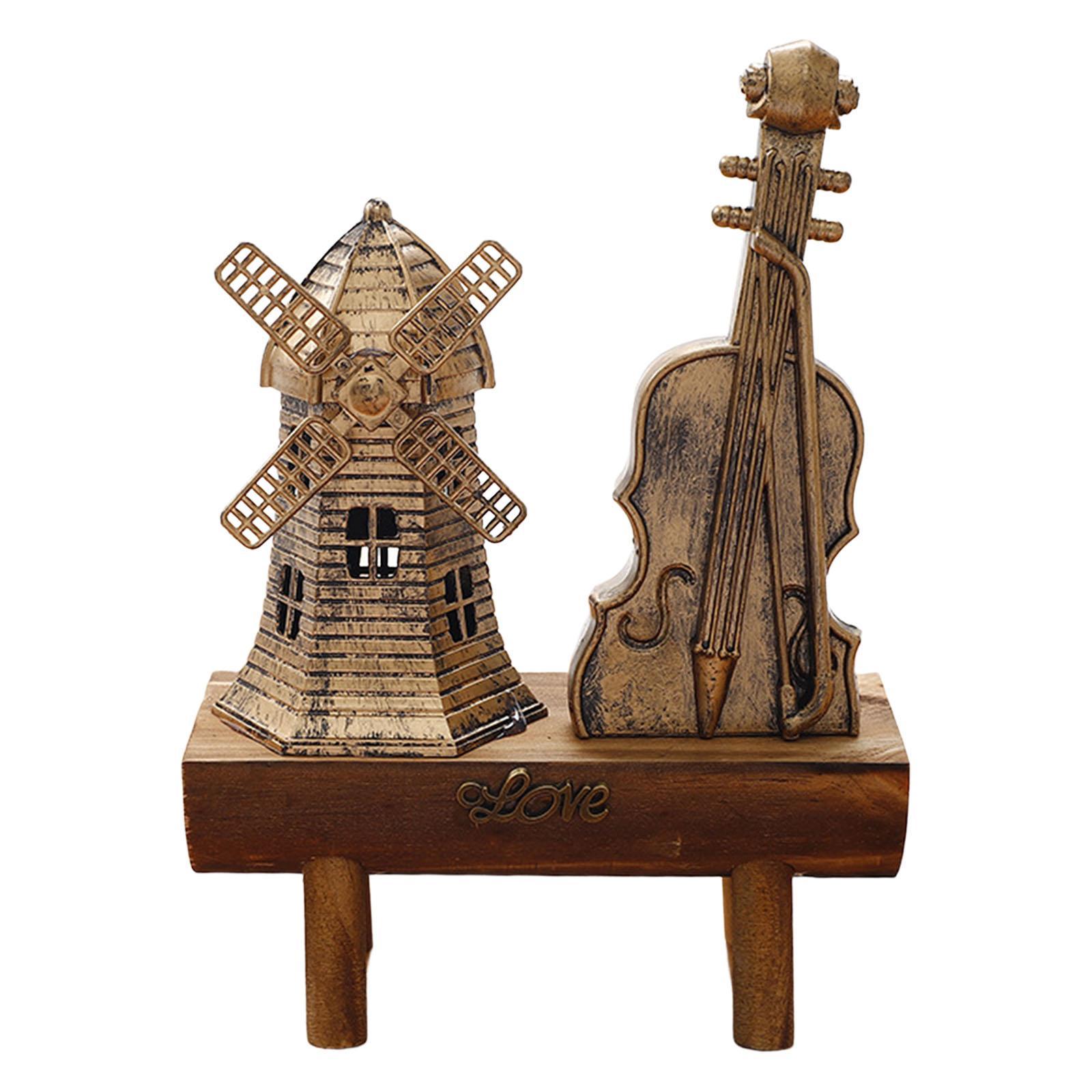 Miniature Table Decor Craft Party Home Windmill Windmill