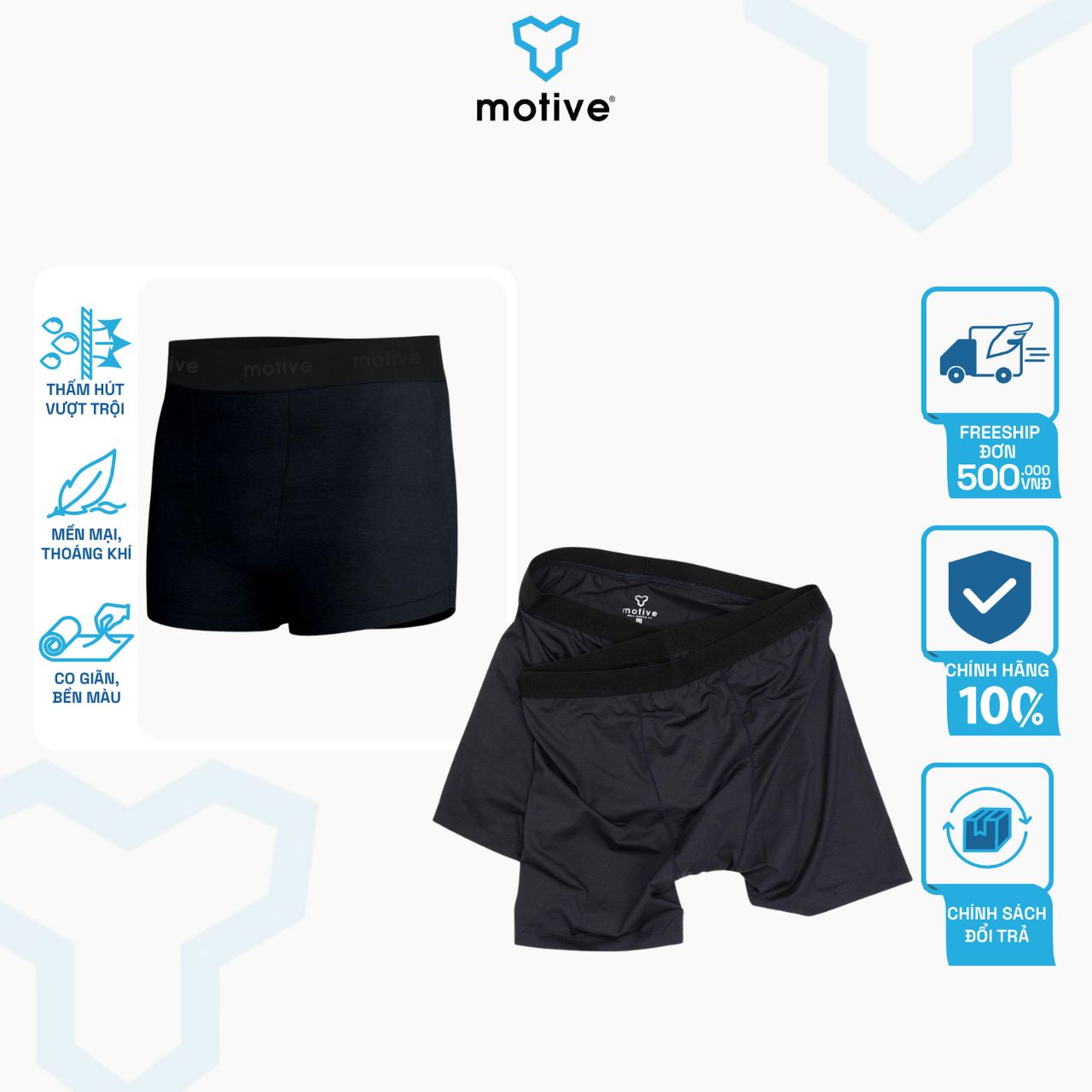 Quần Lót Thể Thao Chạy Bộ Nam MOTIVE Underwear Men