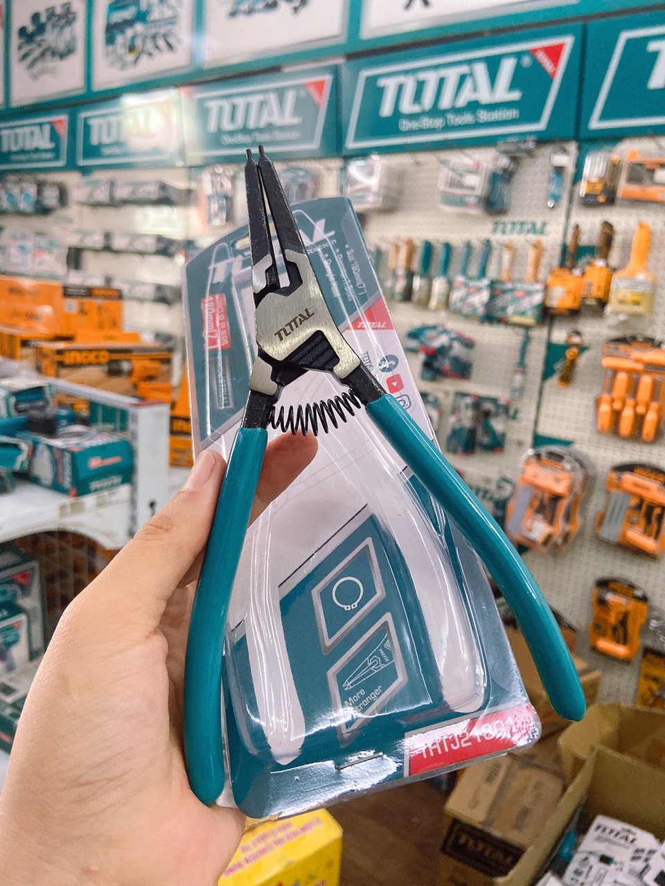 Kềm mở phe  ngoài đầu  thẳng 180mm total THTJ21801