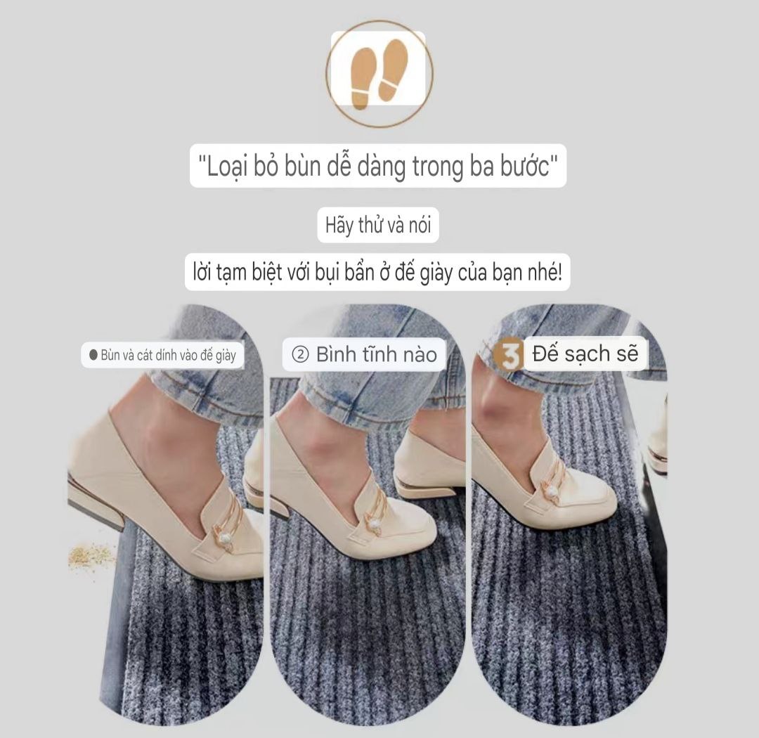 Thảm Chùi Chân chống trượt đế cao su