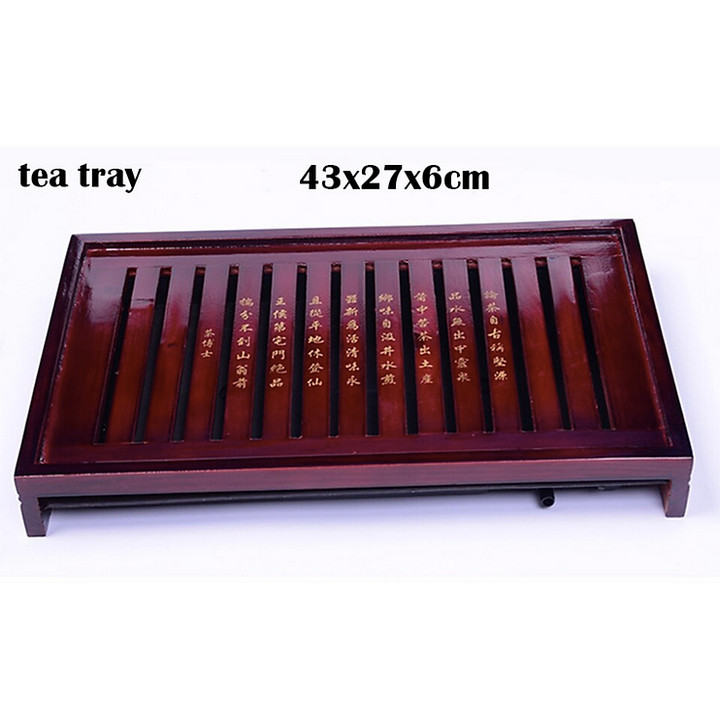Bộ Ấm Trà Sứ Có Khay Gỗ Phong Cách Nhật Bản - Home and Garden