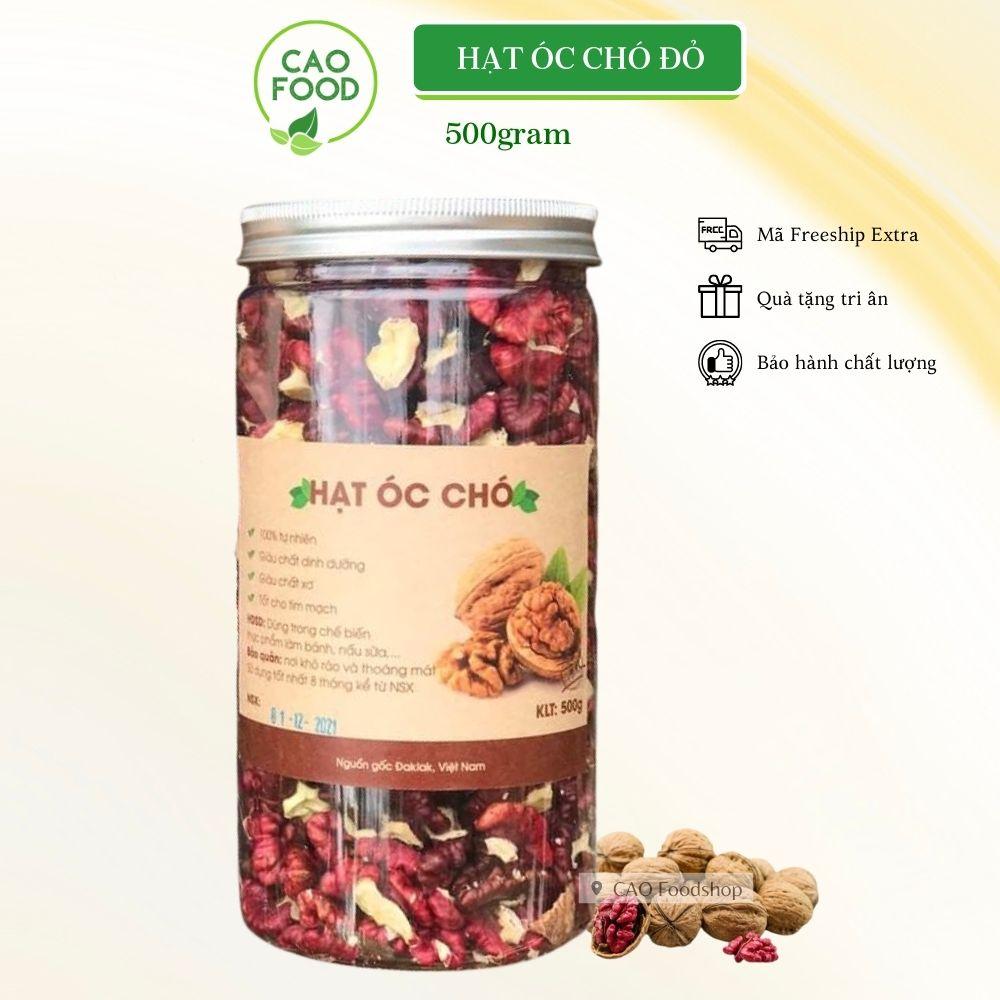Hạt óc chó đỏ CAO Food nhập khẩu chính ngạch từ Mỹ siêu dinh dưỡng và tốt cho sức khỏe