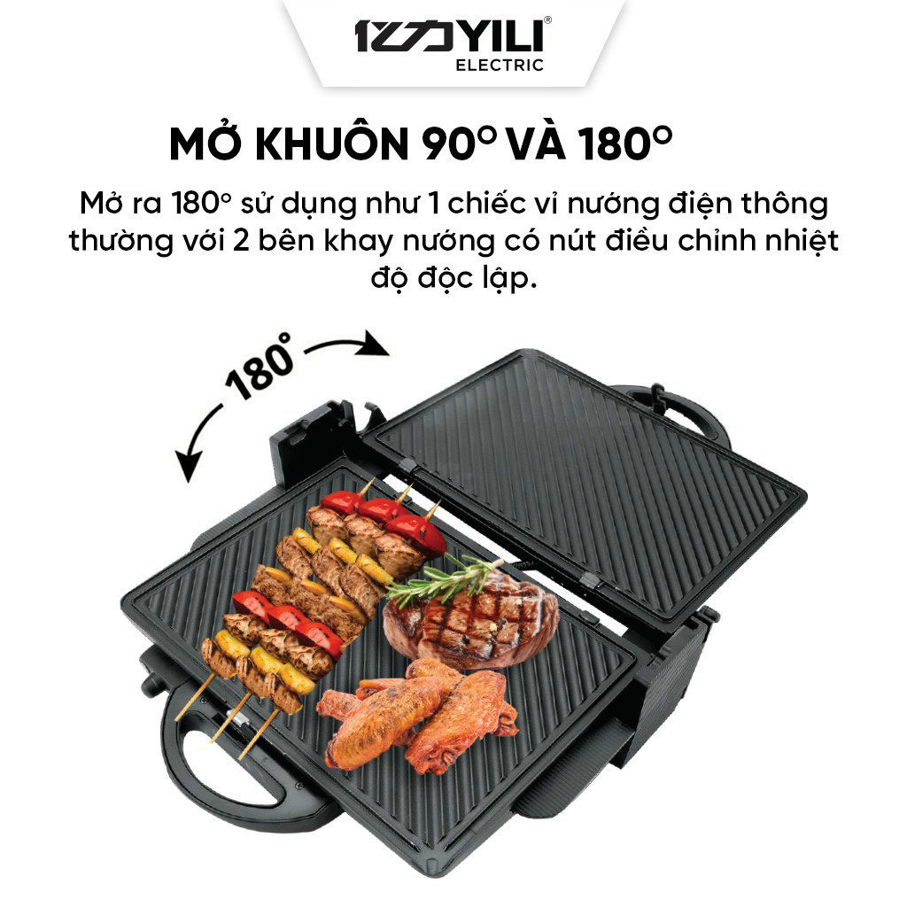 Máy Kẹp Nướng Bánh Mỳ YiLi Y2688 - Hàng Chính Hãng