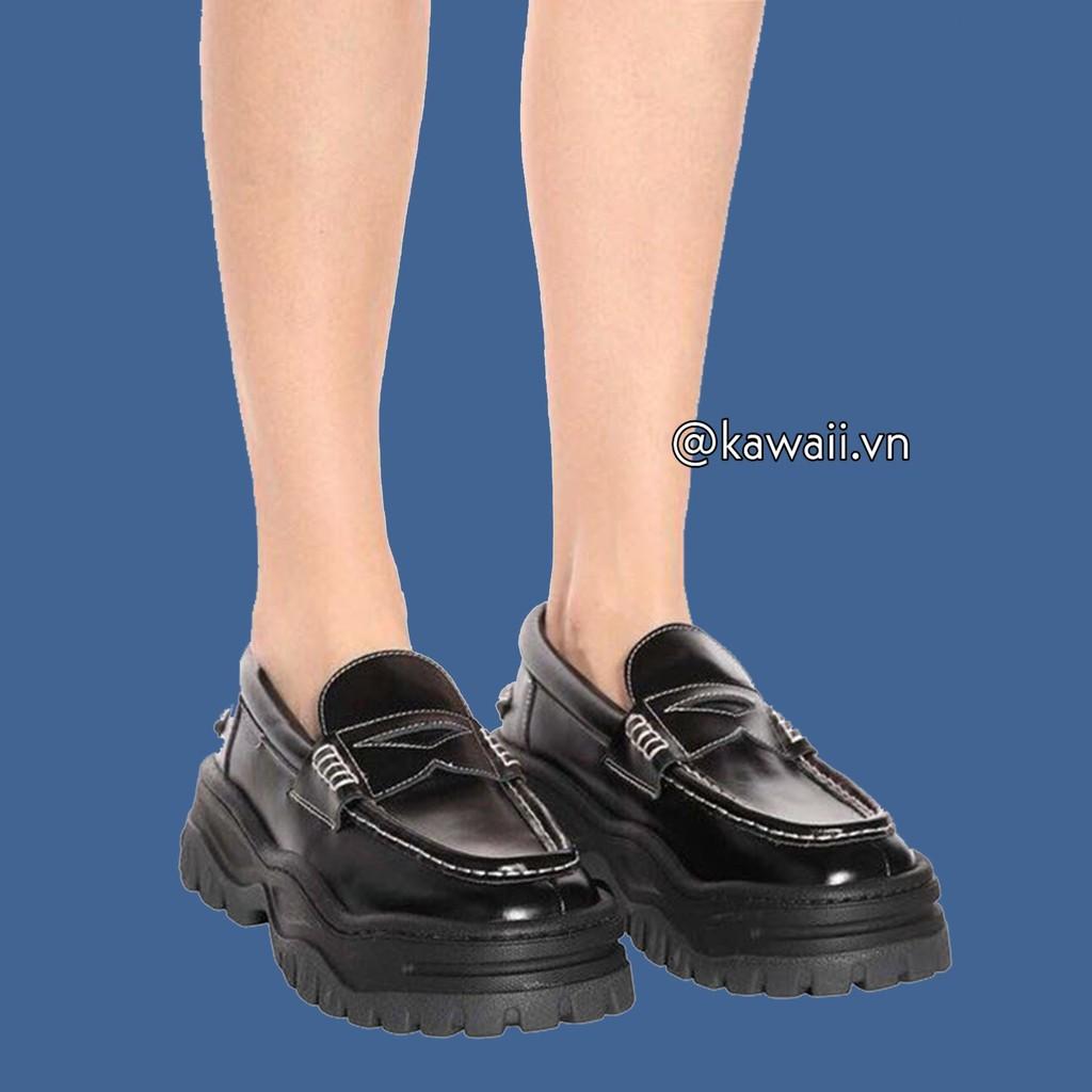 GIÀY LƯỜI LAZY HIGH SHOES đế cao 5cm