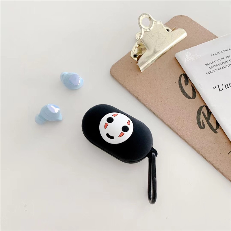 Ốp Silicon Cho Galaxy Bud Plus , Galaxy Buds Hình Vô Diện Kèm Móc Treo