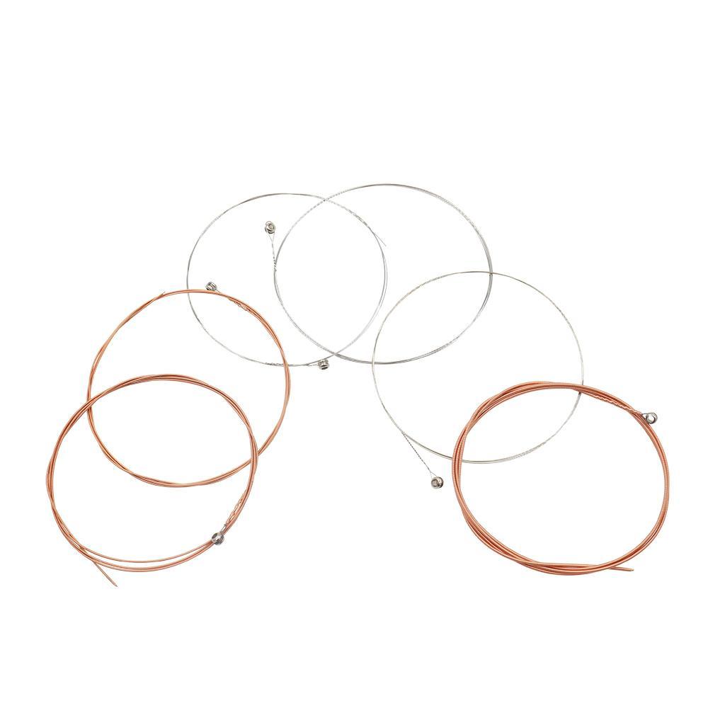 3X Durable 6pcs E-B- Strings for Acoustic Guitar