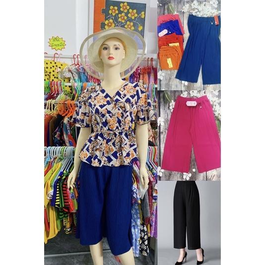 ️Quần Xếp Ly Có Túi Đựng Tiền, Cạp Cao, Quần Nữ Ống Rộng Nhiều Màu Freesize Thời Trang Nữ