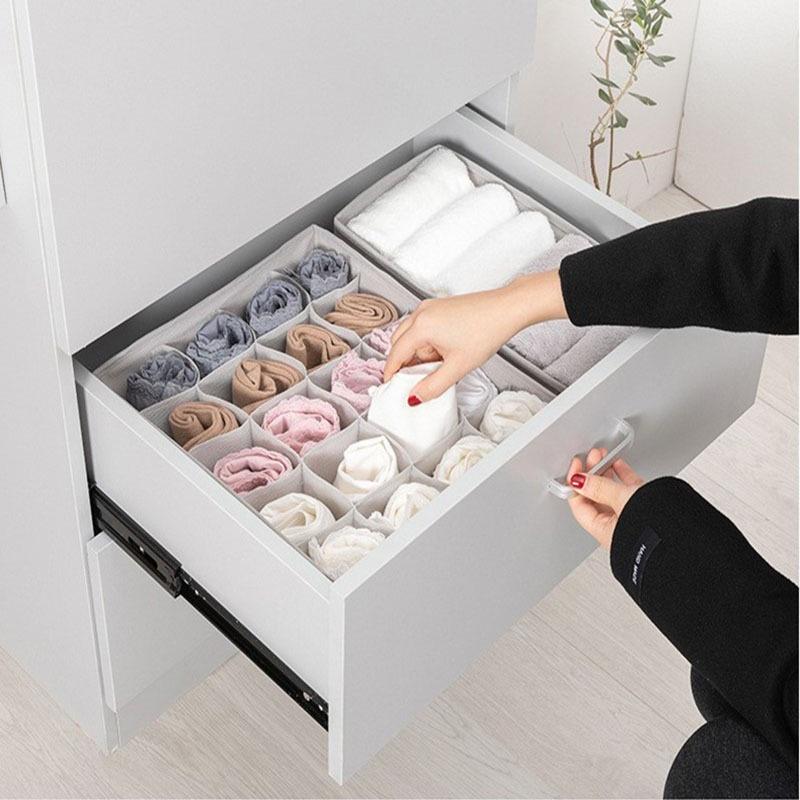 Set 3 giỏ đựng đồ lót siêu tiện lợi, gọn gàng, ngăn lắp