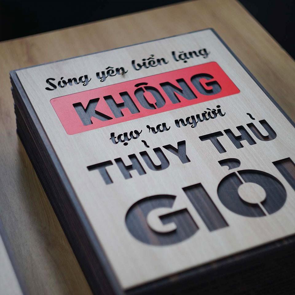 Tranh động lực TBIG109 - Sóng yên biển lặng không tạo ra người thủy thủ giỏi