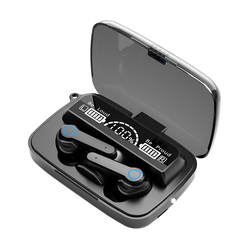 M19 TWS BT5.1 Wireless Earphones 3D Touch Control LED Digital Display IPX7 Waterproof CVC 8.0 Noise Reduction Earbuds