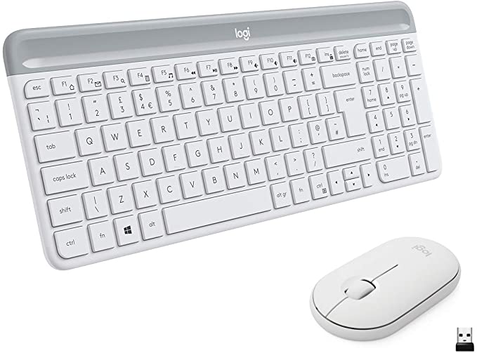 Bộ phím chuột không dây logitech MK470 Slim - Hàng Chính Hãng