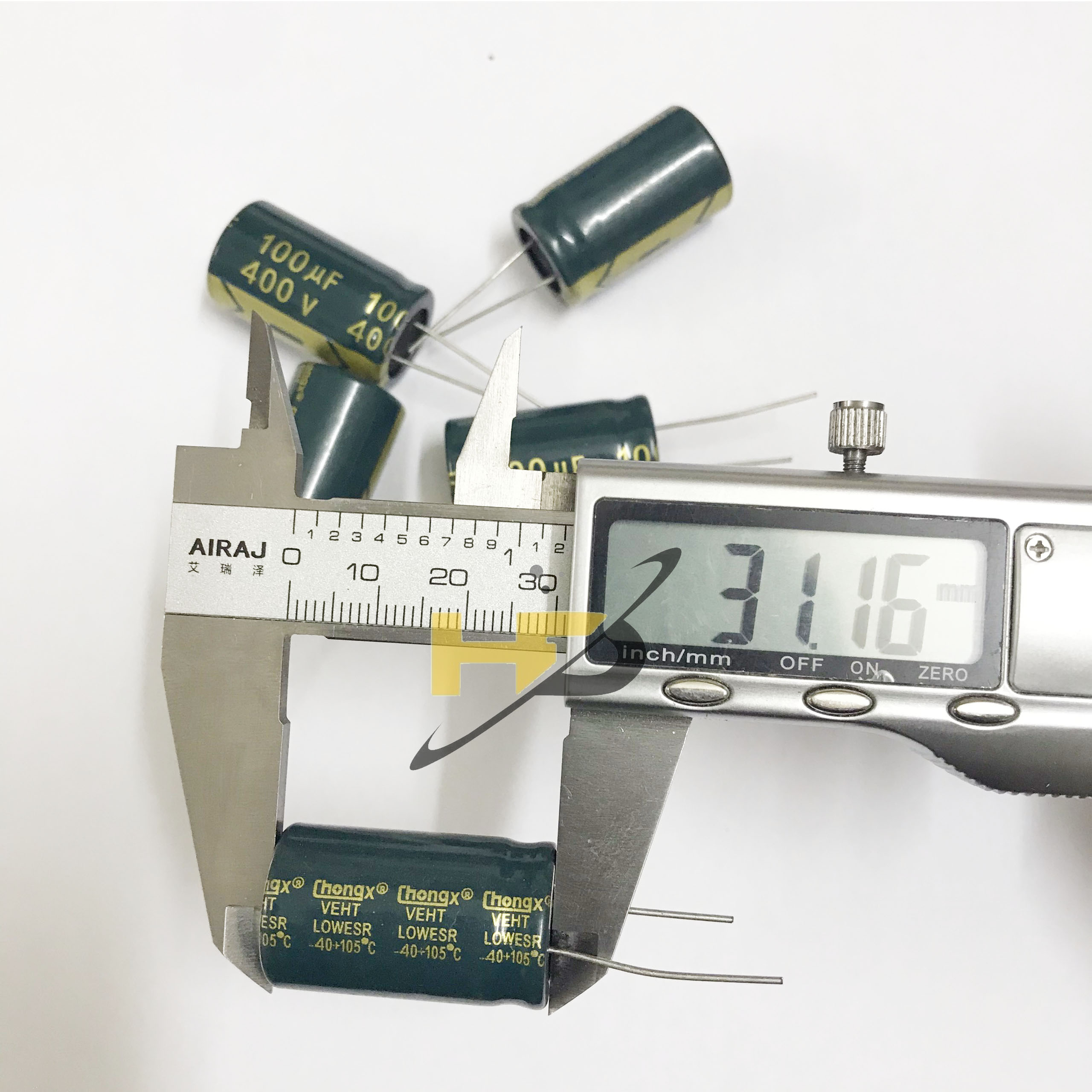 Set 5 Con Tụ Hóa 18x31mm , Tụ Điện Phân Cực 400V 100uF