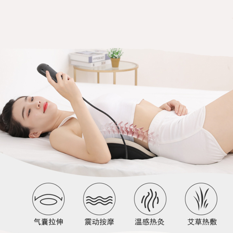 Máy massage lưng cột sống JB-3033 - FREESHIP - Đệm massage mát xa lưng cột sống có điều khiển, sưởi ấm hồng ngoại, 9 Chế Độ, Khí Nén