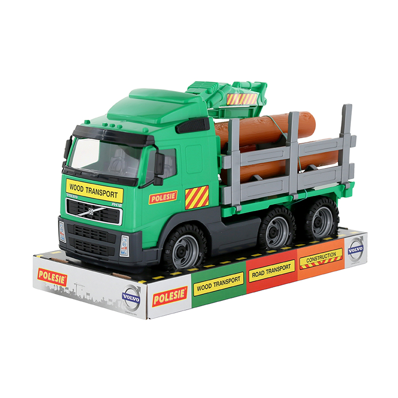 Xe đồ chơi trẻ em chỡ gỗ nhỏ Volvo PowerTruck – Polesie Toys