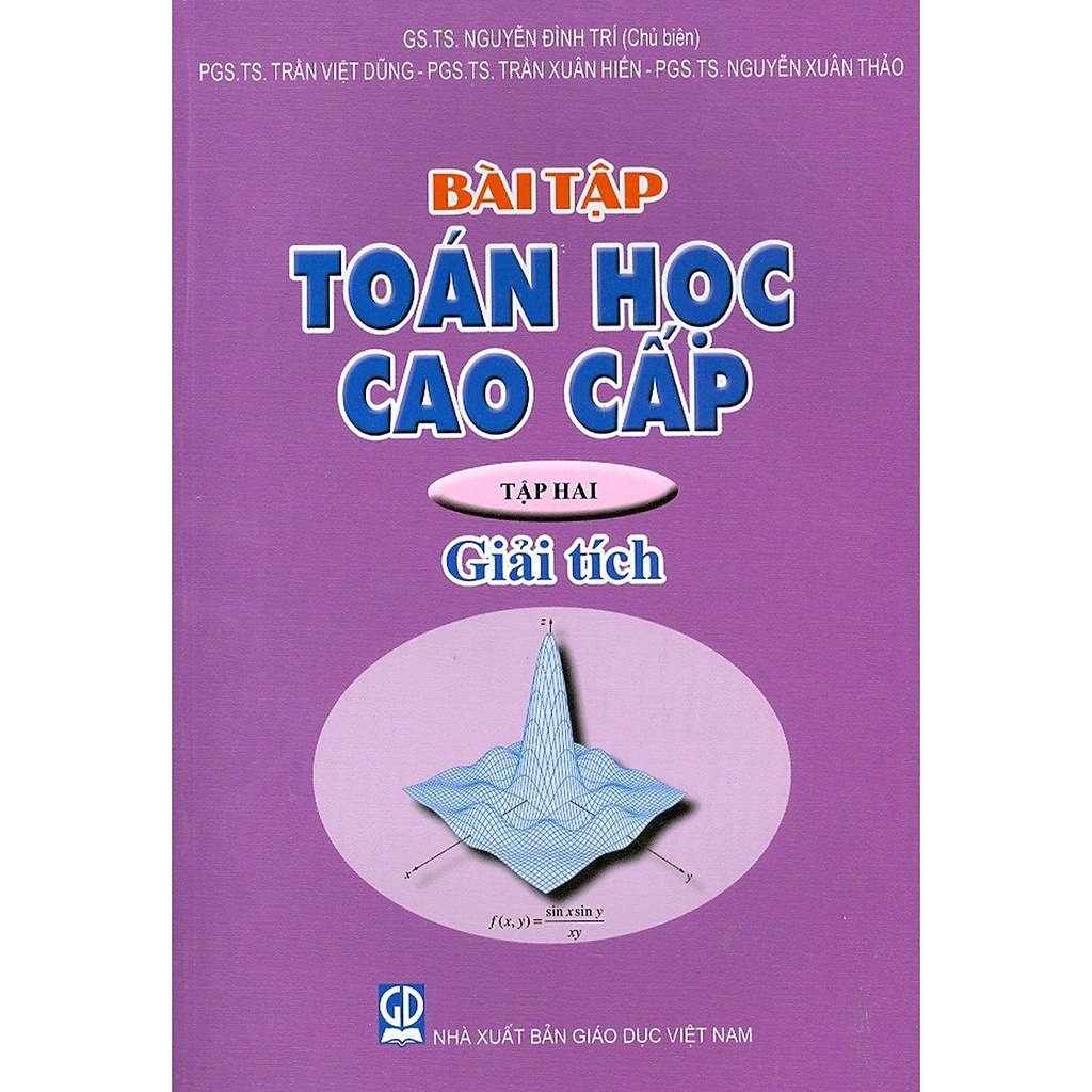 Combo Toán Học Cao Cấp Tập 2 + Bài Tập : Giải Tích