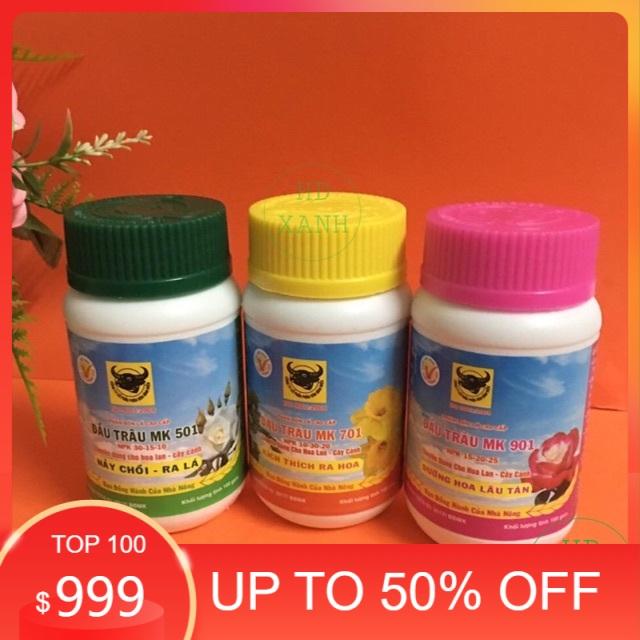 Bộ 3 phân bón lá đầu trâu 501,701,901 100g