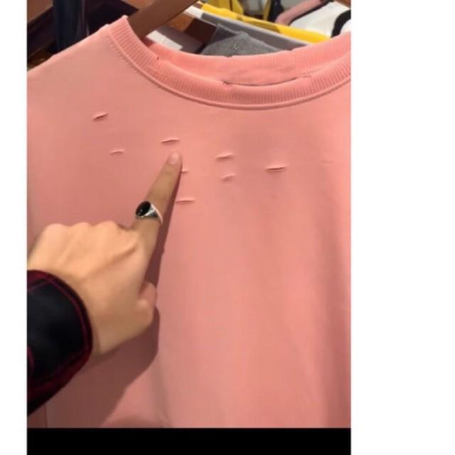 Áo sweater hoạ tiết rách cực chất -Hàng Shop