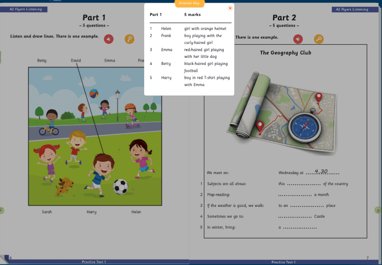 CYLET Practice Tests Pre A2 Flyers Sách mềm sách học sinh