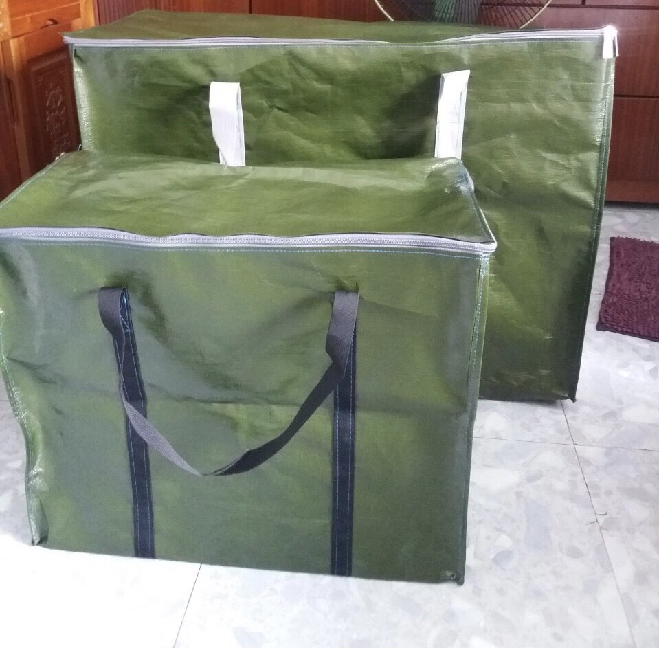Combo 5 Túi bạt đựng đồ, túi bạc dành cho shiper, túi đựng áo quần, túi bạc dùng cho đi chợ - Màu Rêu Tím