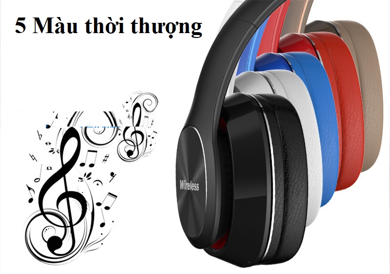 Tai Nghe Không Dây HUQU HQ350 - Hỗ Trợ Nghe Có Dây, Nghe Thẻ nhớ - Hàng Chính Hãng