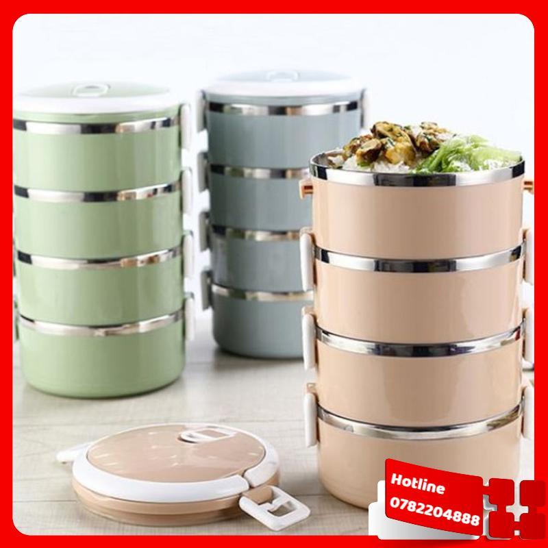 Cặp Lồng Giữ Nhiệt 4 Tầng - Loại Tốt