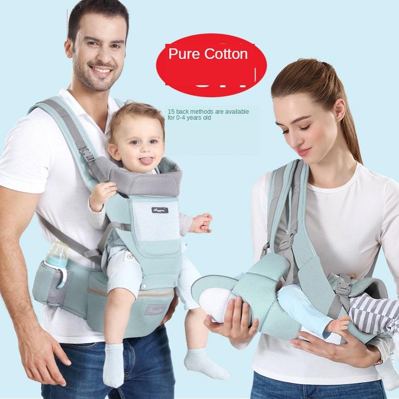 Em Bé Thiết Sling Trước Ôm Eo Phân Màu Porte Bebe Kangaroo Hông Ghế Ngồi Đa Năng Cho 4 Mùa