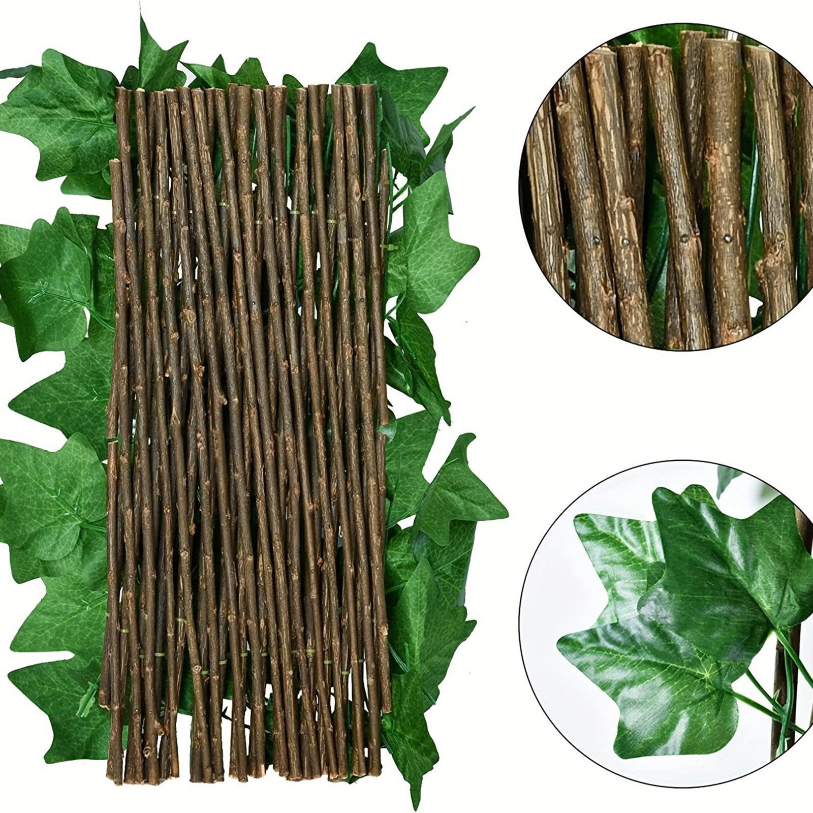 Faux Ivy Fencing Panel Vine Fence Fence Privacy Screen for Balcony Home Yard