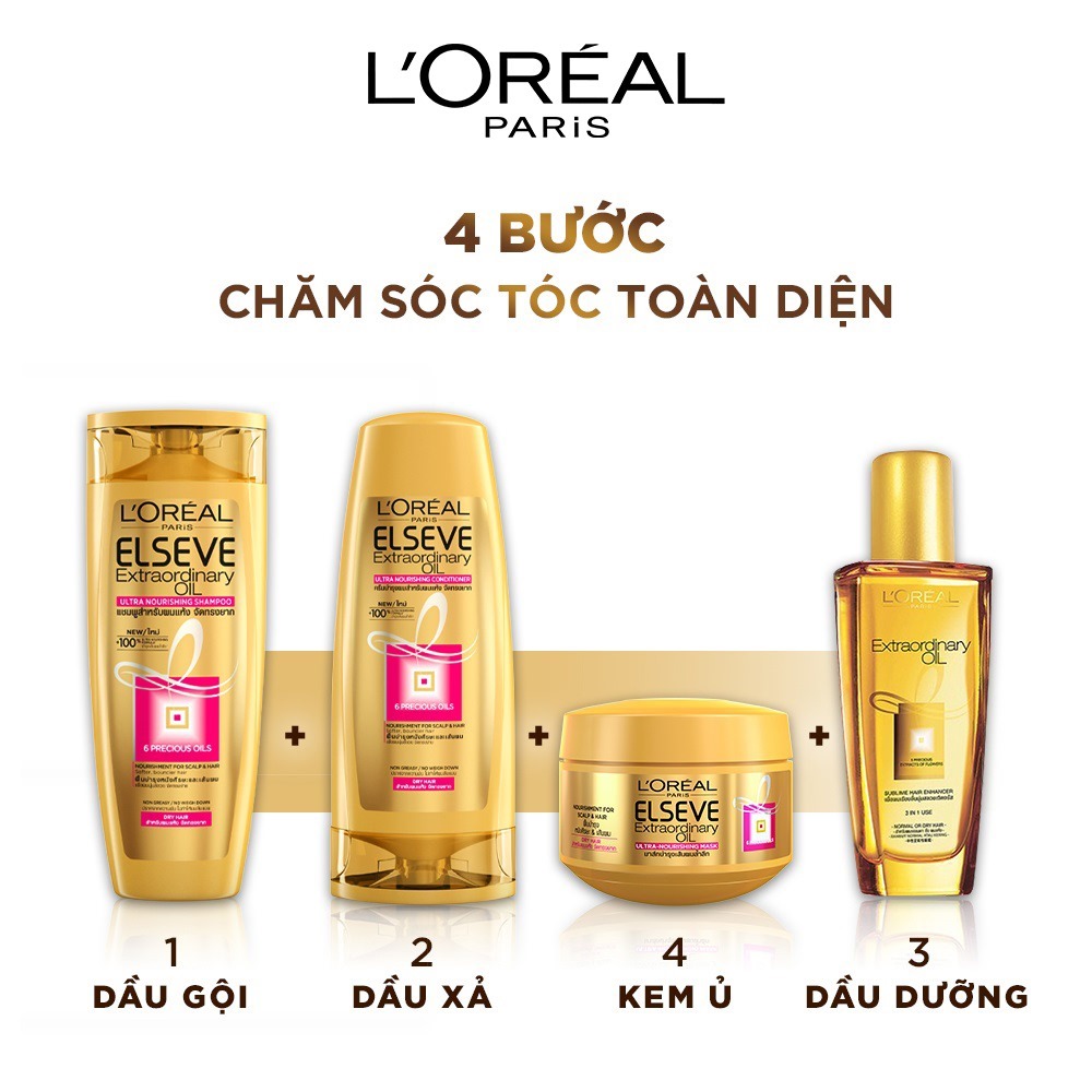 Dầu Dưỡng Tóc L'Oreal Paris Chiết Xuất Tinh Dầu Hoa 100ml