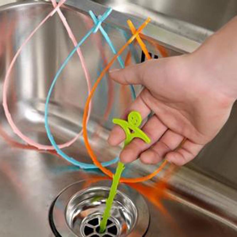 Set 6 Dụng Cụ Lấy Tóc Chống Tắc Cho Bồn Rửa