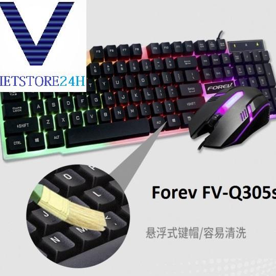 COMBO PHÍM CHUỘT GAME LED FOREV FV-Q305S