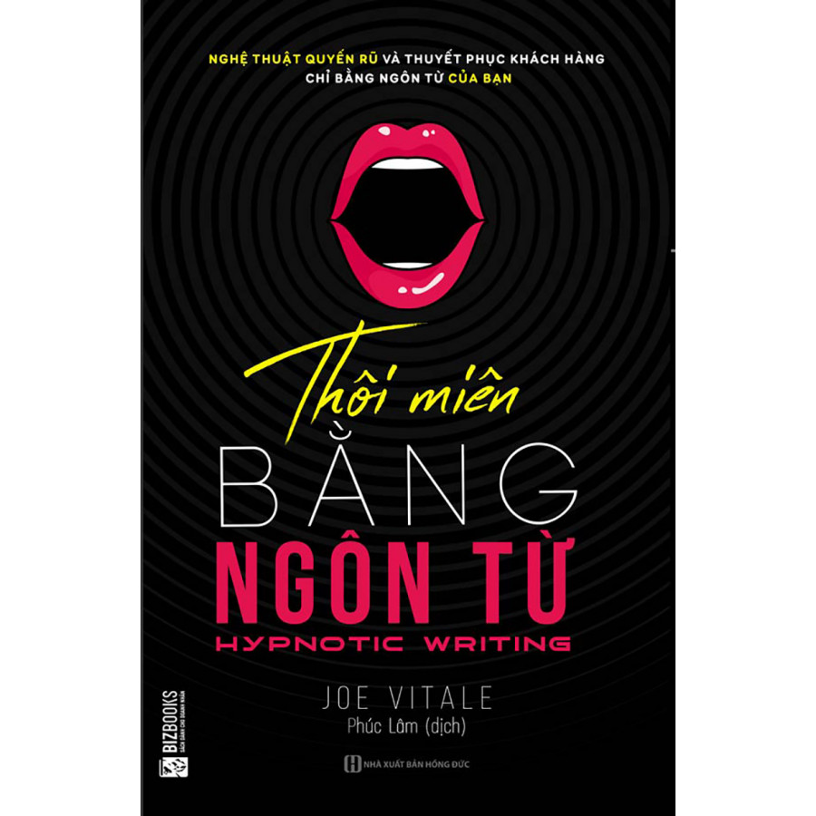 Thôi miên bằng ngôn từ (bản 2018 bìa hình đen) + kèm 1 bookmark hình ngẫu nhiên