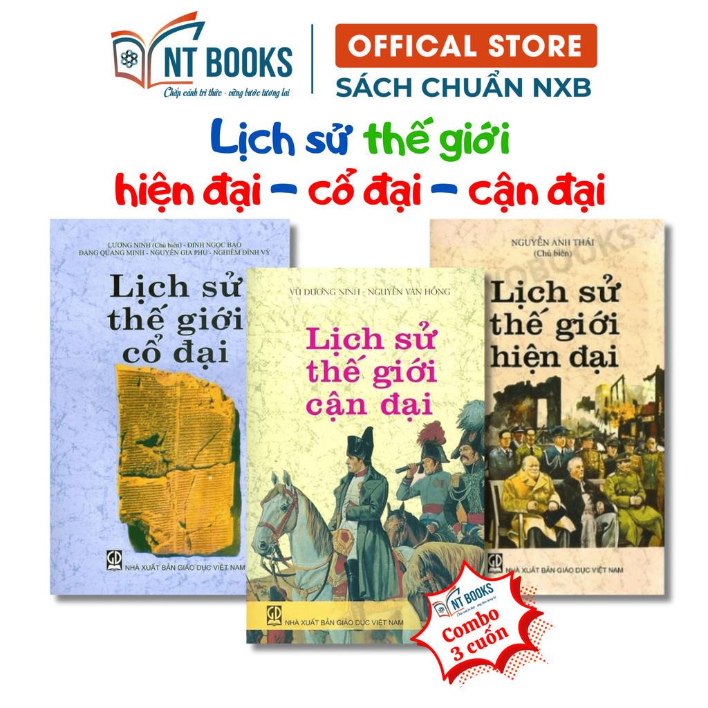 Sách - Combo 3 Cuốn Lịch Sử Thế Giới ( Cổ Đại - Cận Đại - Hiện Đại ) - NXB Giáo Dục - HV - ảnh 2