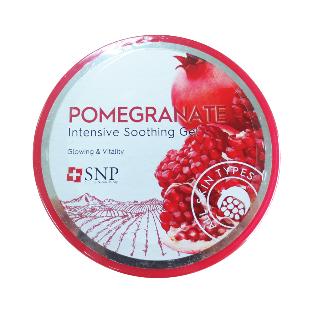 Gel Làm Dịu Da Chuyên Sâu Tinh Chất Lựu SNP Pomegranate Intensive Soothing Gel