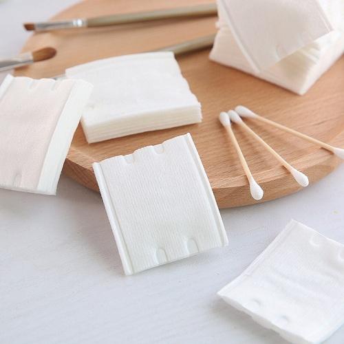 Hộp Bông Tẩy Trang Nature 320 Miếng Dày 3 Lớp 100% Cotton Nhật Bản