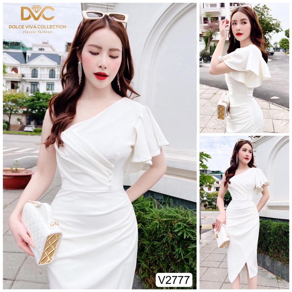 Đầm body trắng dự tiệc sang chảnh quyến rũ tôn dáng sành điệu , thời trang y hình