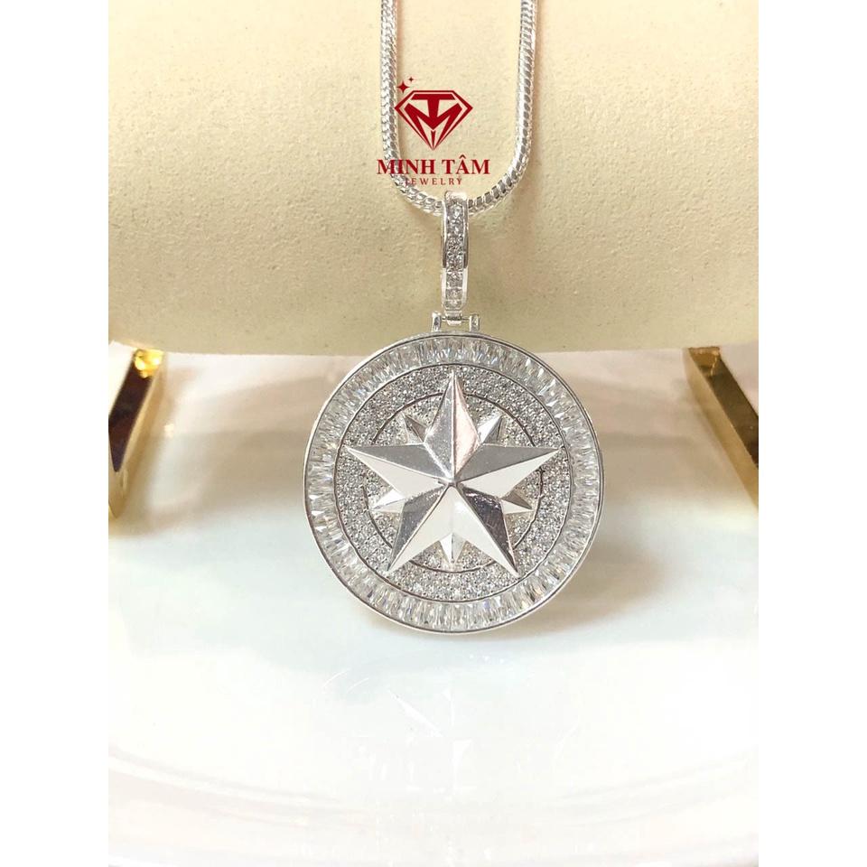 Mặt dây chuyền ngôi sao hi vọng bạc ta cho nam Minh Tâm Jewelry