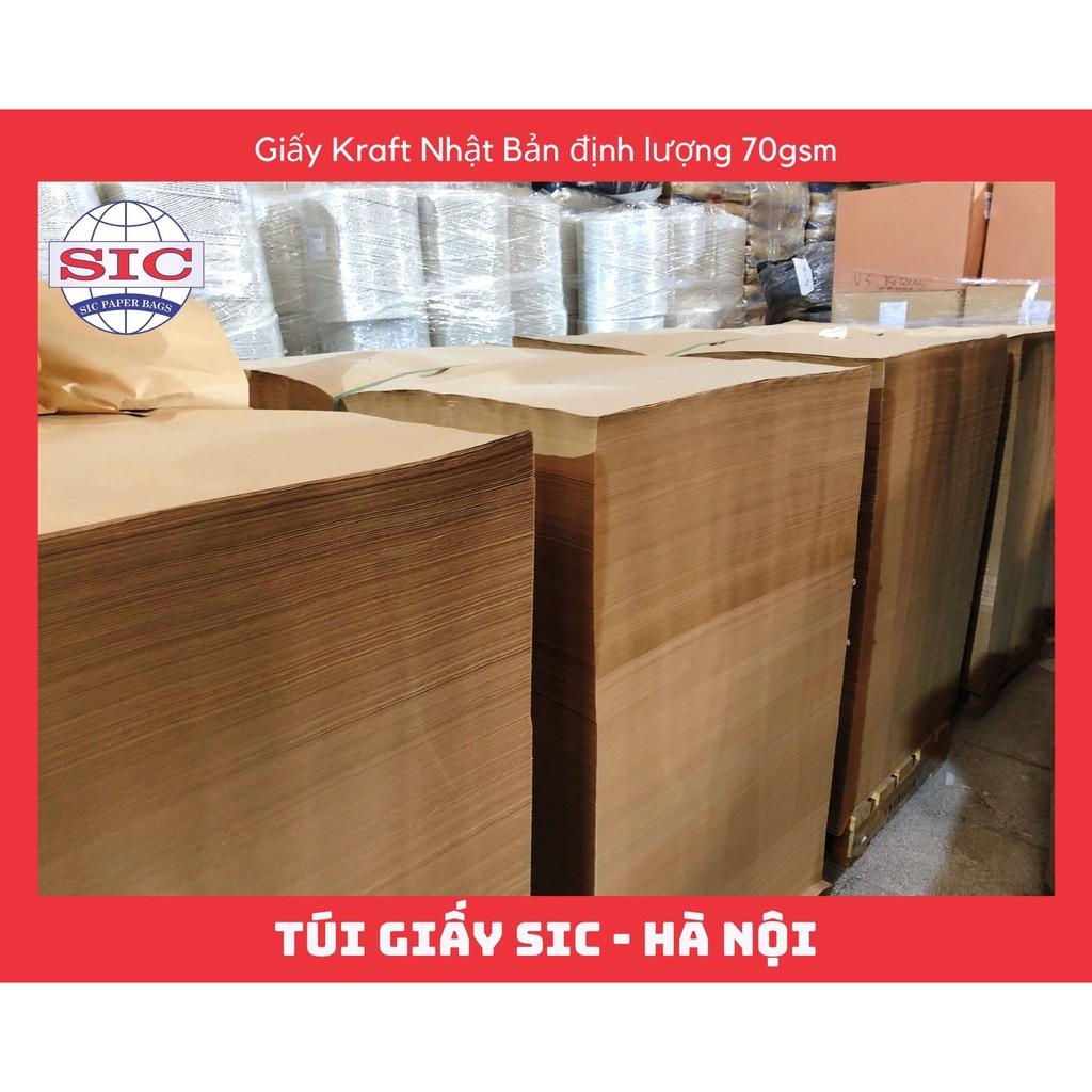 12 TỜ GIẤY KRAFT - GIẤY XI MĂNG NHẬT BẢN GÓI HÀNG, QUÀ TẶNG, VẼ RẬP, DÀY DẶN CHẤT LƯỢNG 70gsm KHỔ 72x102cm