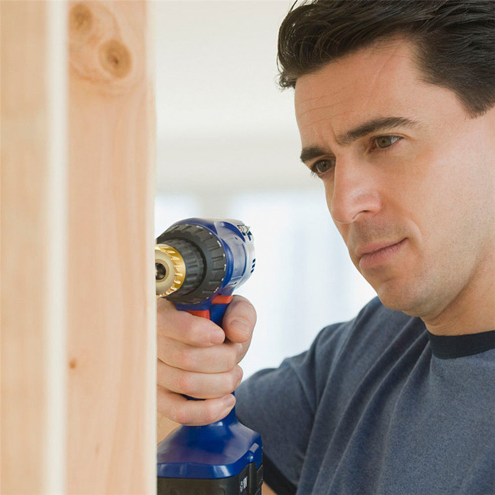 Bộ 5 Mũi Khoan Khoét Lỗ - Mũi Khoét Kim Loại Thép HSS Kích Thước 16mm - 30mm Có Mũi Định Tâm