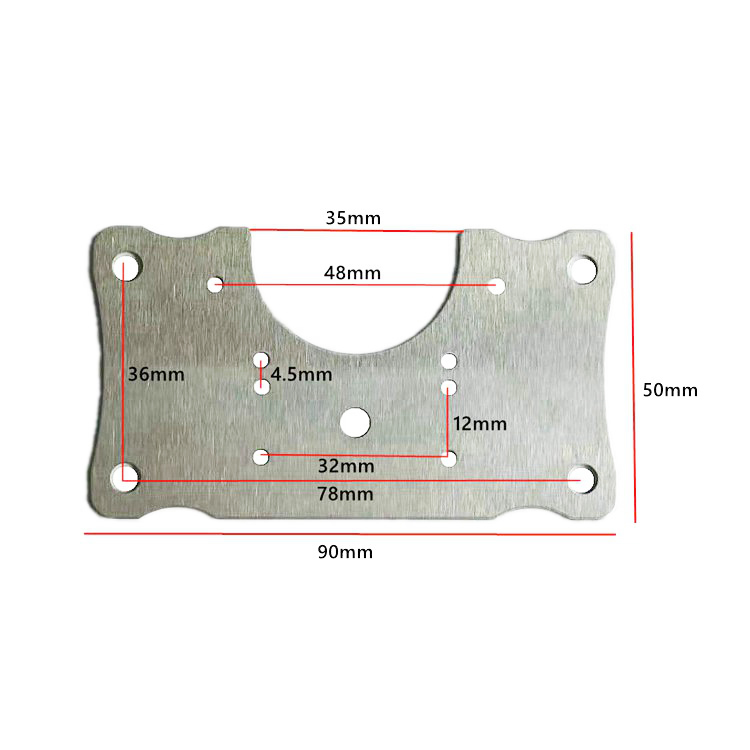 Miếng Tấm Pát Pad Thép Vuông Sửa Bản Lề Tủ Cửa Gỗ Lỗ Vít Door Hinge Repair Kit