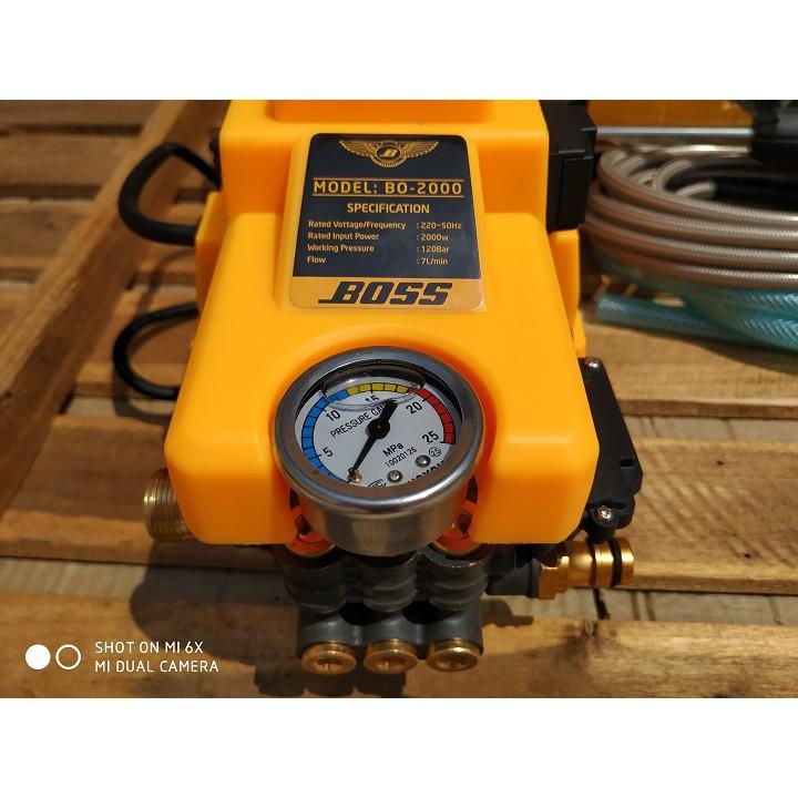 Máy rửa xe BOSS 3000W 120bar 7L/min hiệu năng cực tốt