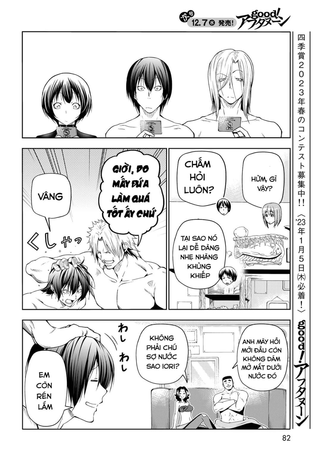 cô gái thích lặn - grand blue chapter 80 20