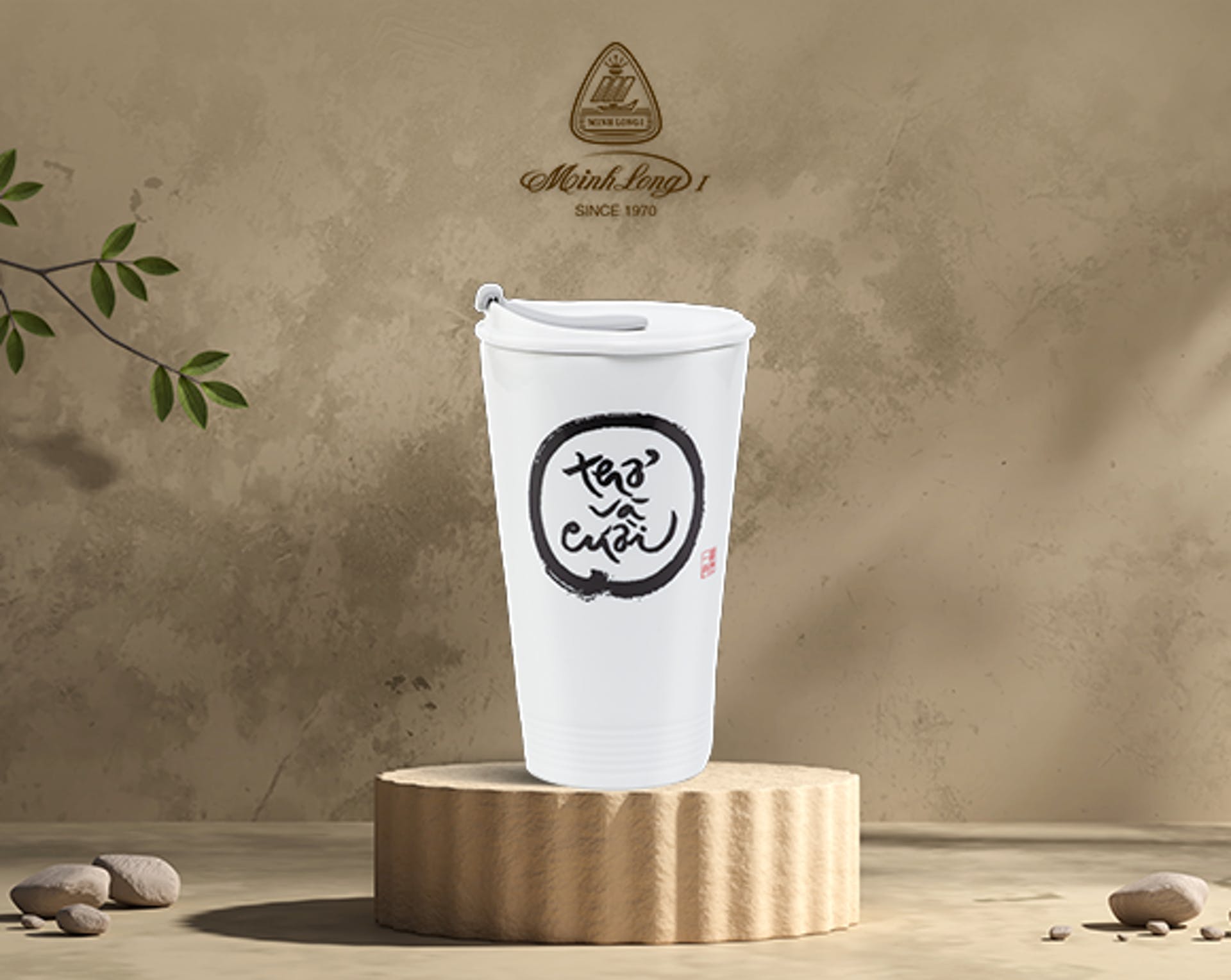 Ly sứ dưỡng sinh 0.48 L + nắp ống hút - Thở và cười bằng sứ, dùng để uống trà, cafe kiểu dáng sang trọng,cao cấp, giữ nhiệt tốt