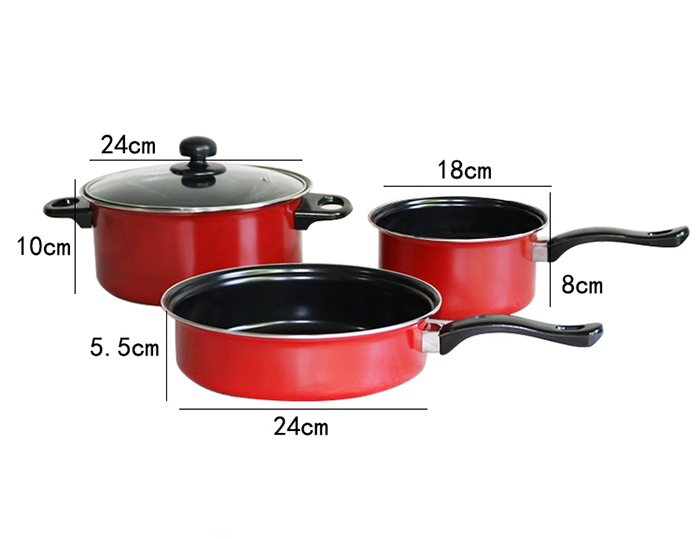 Bộ 3 nồi chảo chống dính