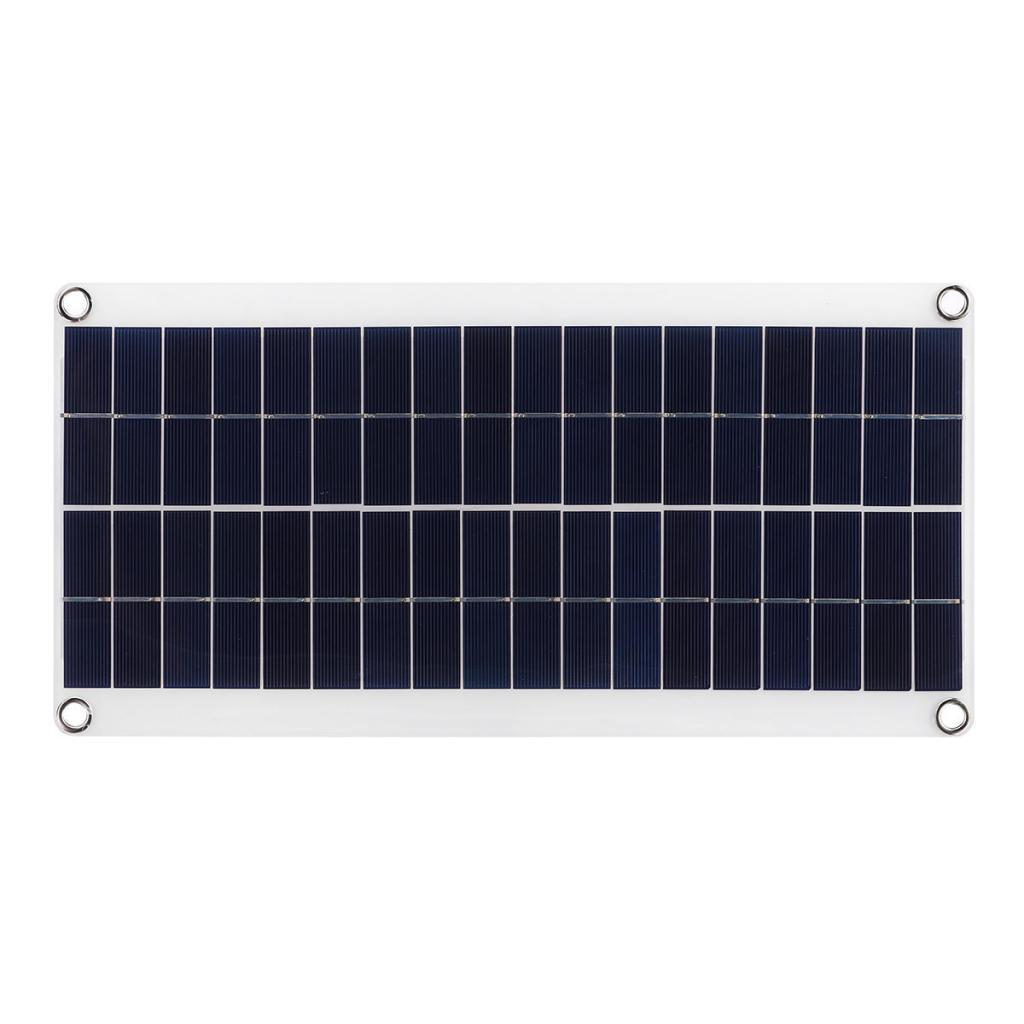 18V 20W Solar Panel Kit w/ Charge Controller Portable for Boat RV Camp