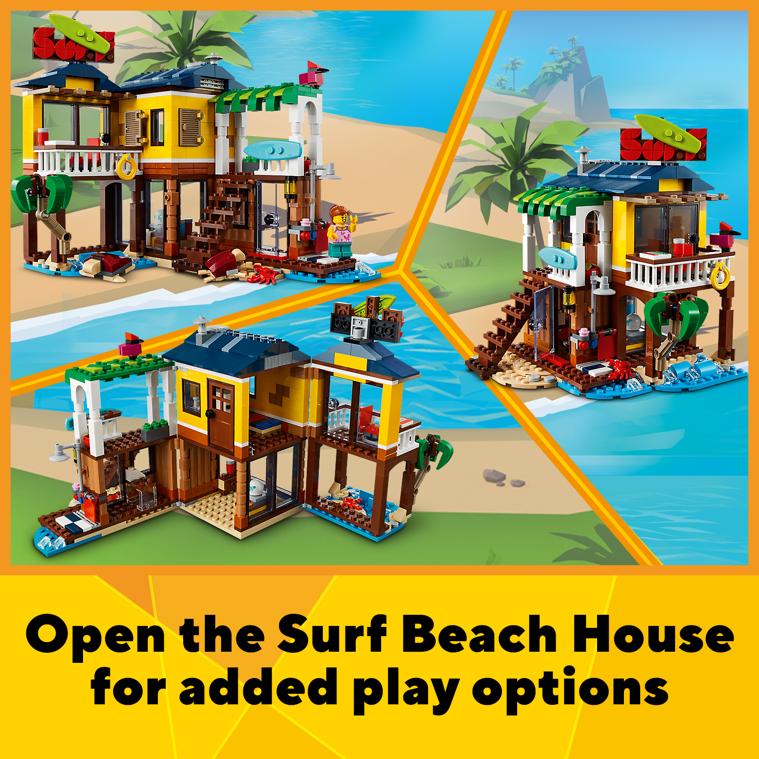 Đồ chơi LEGO Creator Nhà Lướt Sóng Bãi Biển 31118