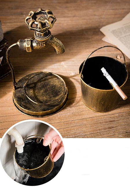 Gạt tàn hình xô nước