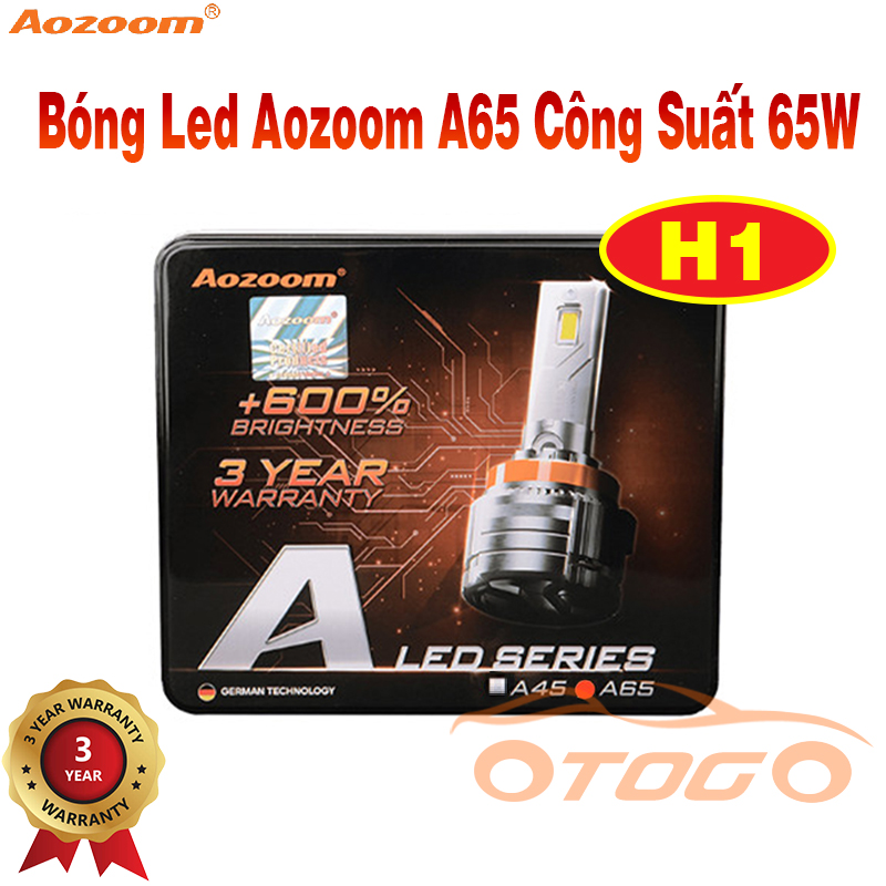 Đèn Led Aozoom A65 Chân H1 Công Suất 65w